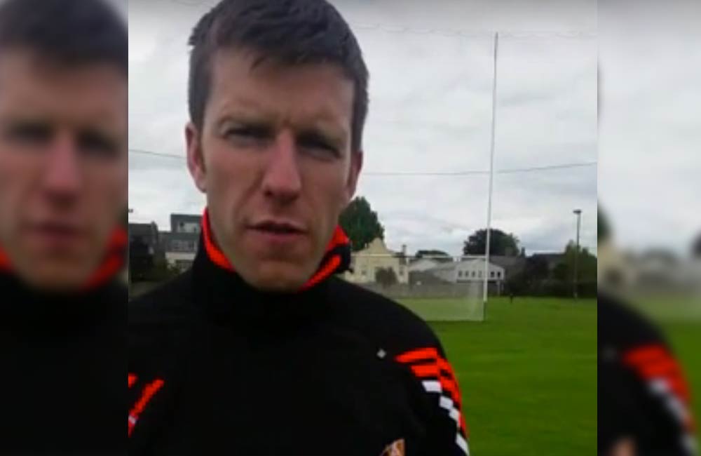 Michael Rice at St. Kieran's College.