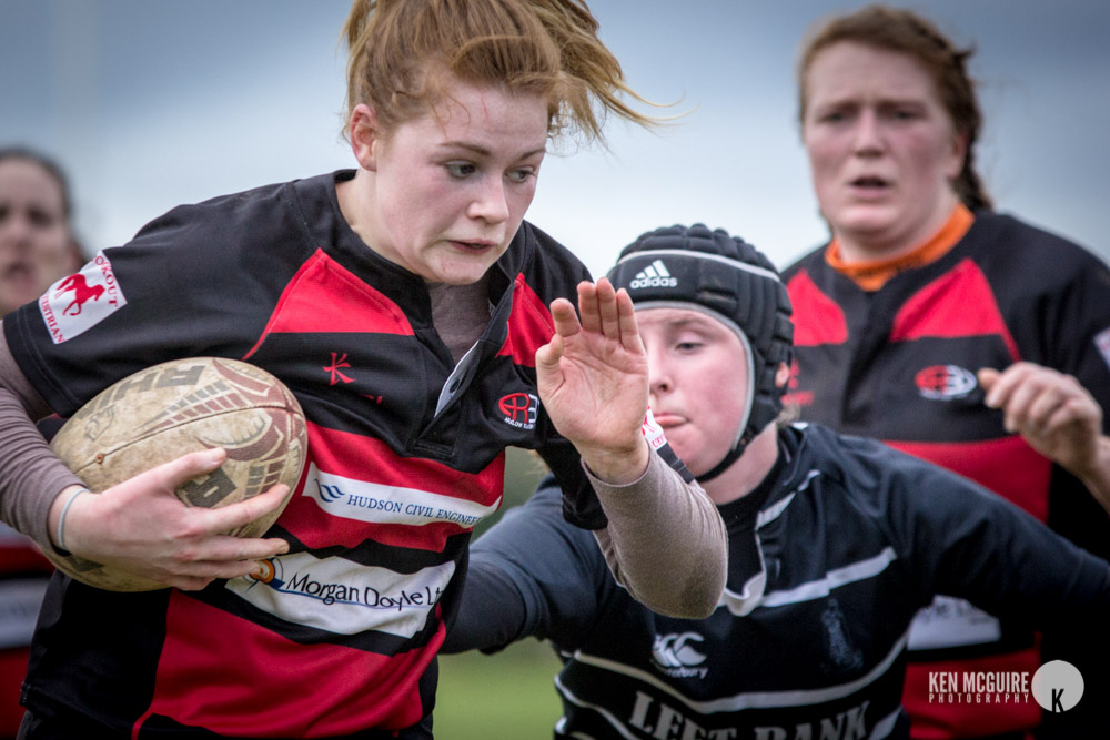 Kilkenny Womens Rugby team in action against Arklow Photo: Ken McGuire