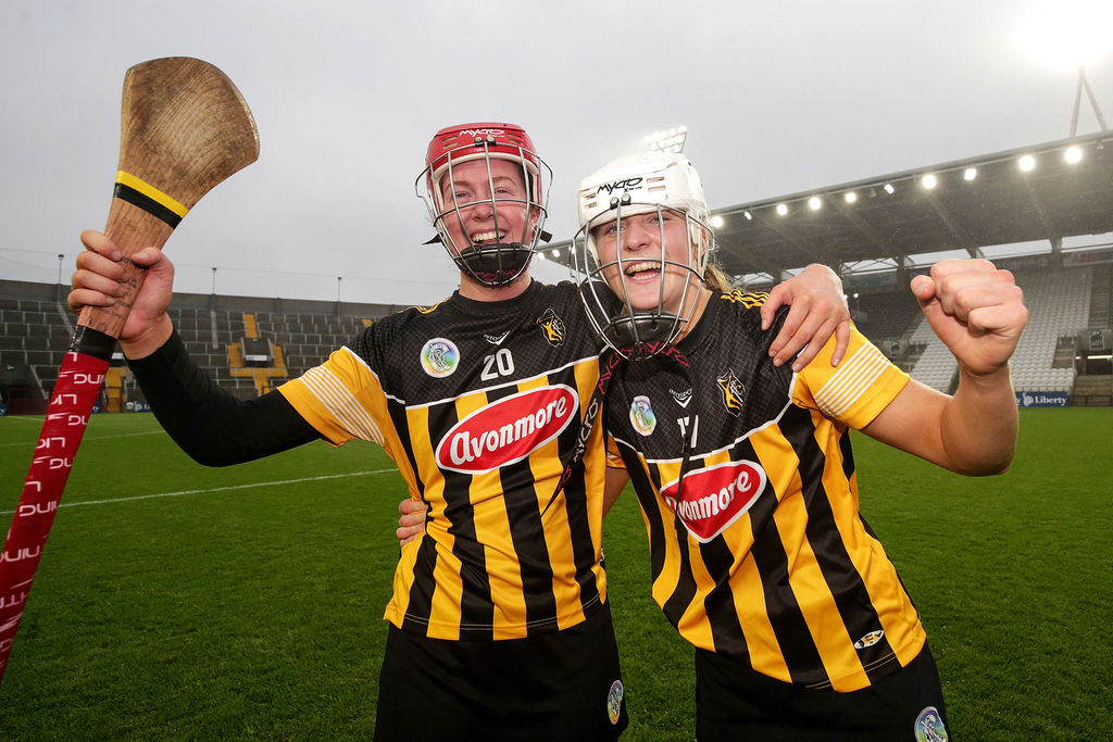 Kellyann Doyle and Niamh Deely celebrates after the game 28/11/2020