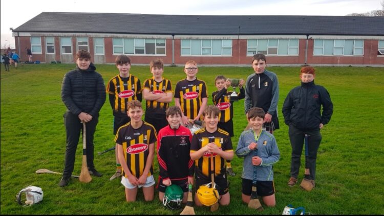 Winner Winner: “Kilbride” win the Brother Damien Cup in Colaiste Eaman Ris in Callan as they remember their late Principal