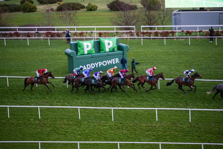 Horse racing at Leopardstown.