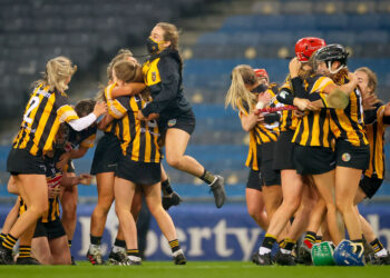 Kilkenny celebrate at the final whistle 12/12/2020