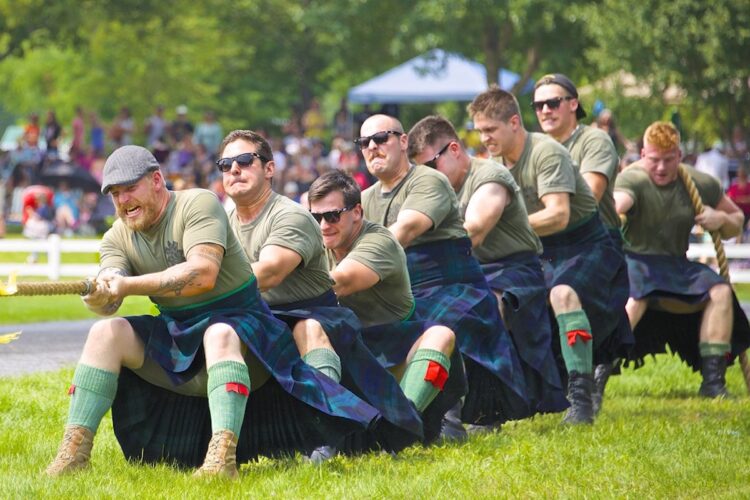 "Highland Regiments Tug-of-War" by Jamie McCaffrey is licensed under CC BY-NC 2.0