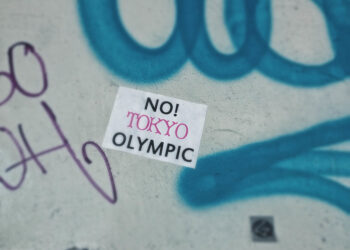 "No Tokyo Olympic" by Ikusuki is licensed under CC BY 2.0
