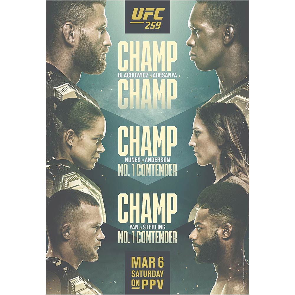 UFC 259 Poster