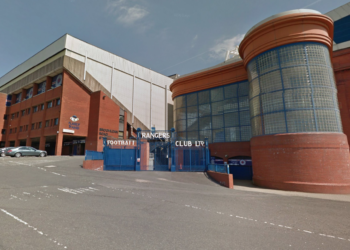 Rangers home ground Ibrox (Google Maps)
