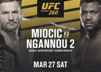 UFC 260 Poster