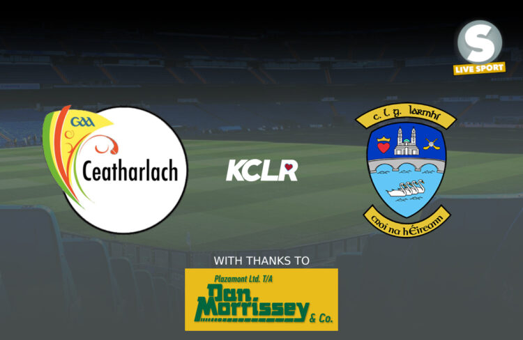 LIVE: Carlow v Westmeath, Joe McDonagh Cup Group A Round 2