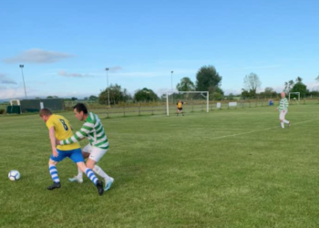St Fiaccs v Burrin Celtic (Carlow Soccer League Facebook)
