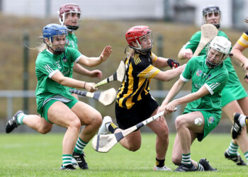 Laura O'Neill makes a save despite Katie Nolan 5/6/2021