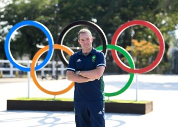 Cian O’Connor and “Kilkenny” in action at Olympics Show Jumping Final