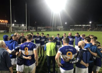 Old Leighlin’s Aaron Amond is delighted to play in front of crowds at the club championships again