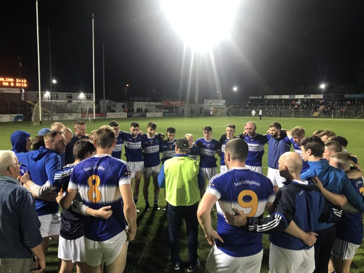 Old Leighlin’s Aaron Amond is delighted to play in front of crowds at the club championships again