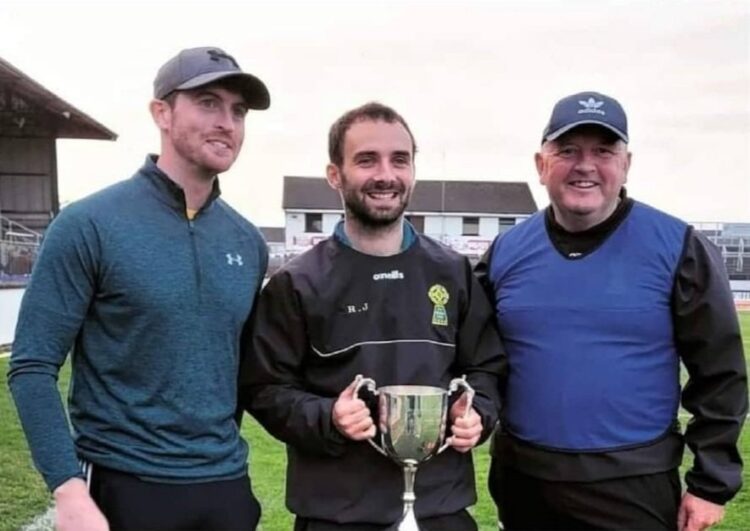 Ronan Joyce (centre) at Ballymore Eustace