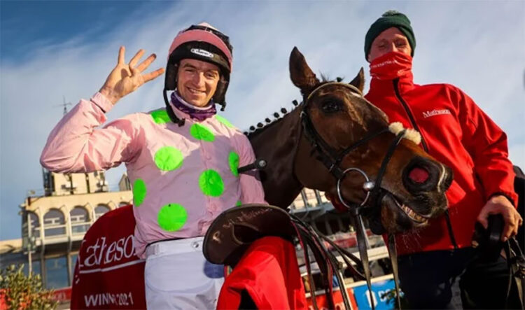 Patrick Mullins with Sharjah