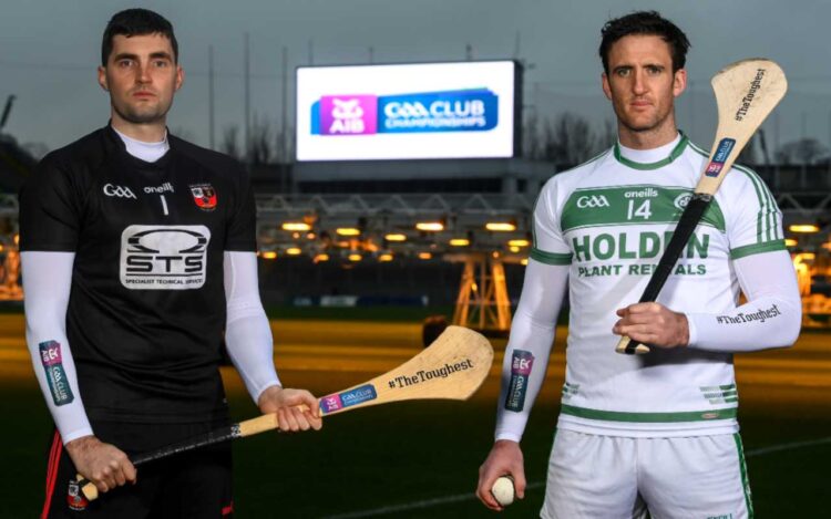Ballygunner's Stephen O'Keeffe and Ballyhale's Colin Fennelly. Photo: