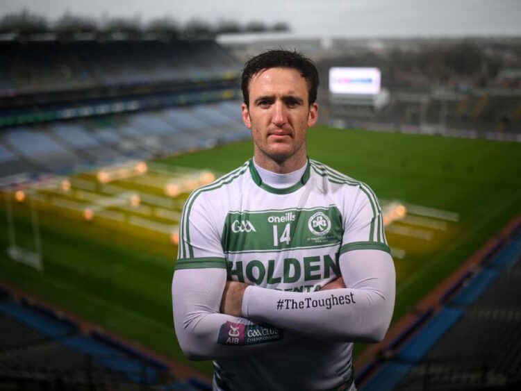 Colin Fennelly of Shamrocks speaks ahead of the AIB GAA Hurling All-Ireland Senior Club Championship Final