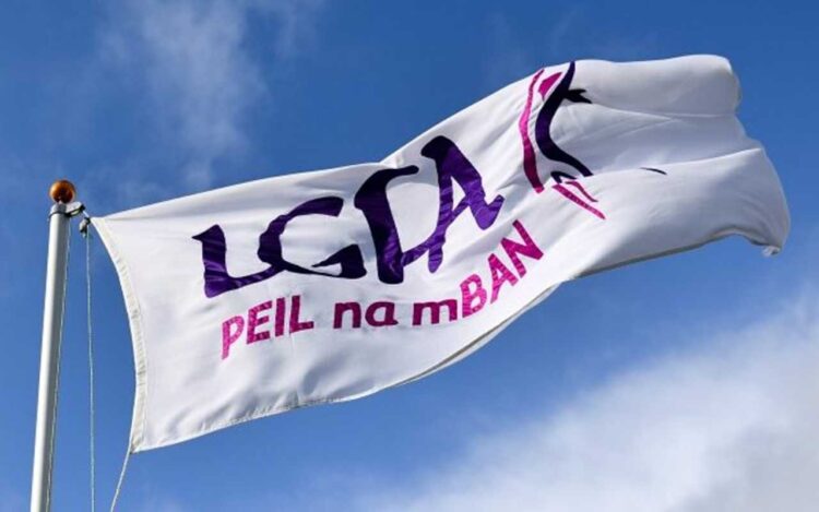 Leinster LGFA President Trina Murray speaks to Scoreline