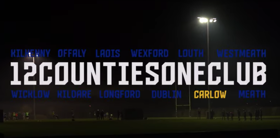 WATCH: Carlow Rugby Club celebrated in  “12 Counties, One Club” initiative by Leinster Rugby