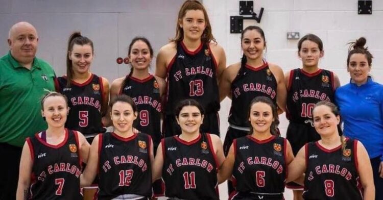 IT Carlow Women's Basketball team 2022