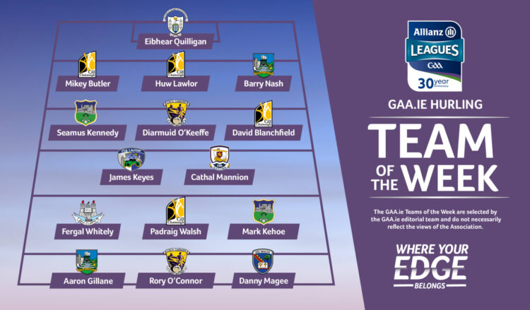4 Kilkenny players named to GAA Hurling Team of the Week; Walsh in running for Player of the Week