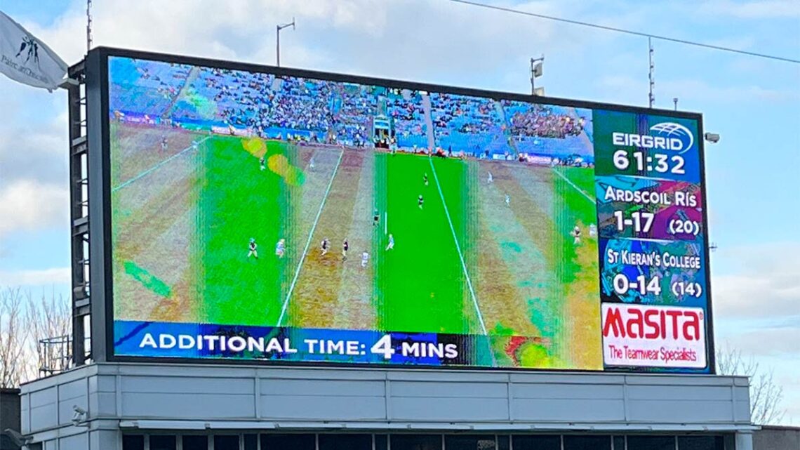 Ardscoil Ris Limerick v St. Kieran's College scoreboard