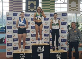 St Laurence O’Toole’s and Kilkenny City Harriers athletes medal at National Junior & U23 Indoor Championships