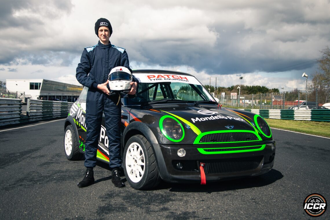 David Travers from Kilkenny in front of his Mini Cooper (Credit: ICCR/Facebook)