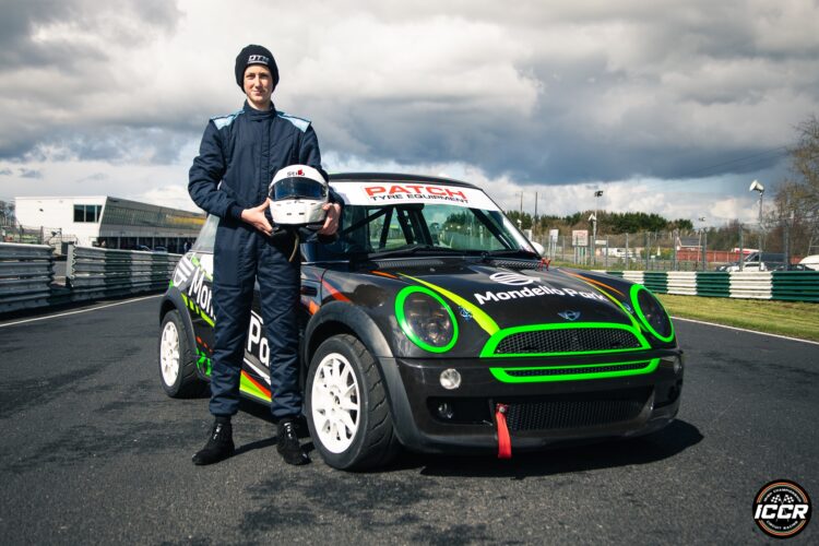 David Travers from Kilkenny in front of his Mini Cooper (Credit: ICCR/Facebook)