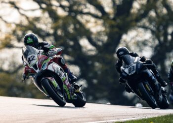 Derek Sheils leads Richie Ryan and Emmett O'Grady in Dunlop Masters Superbike