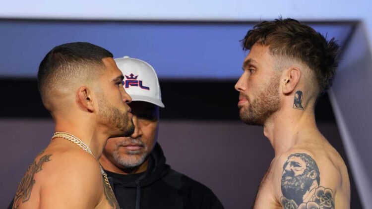 Anthony Pettis, Myles Price. Photo: Cooper Neill/PFL