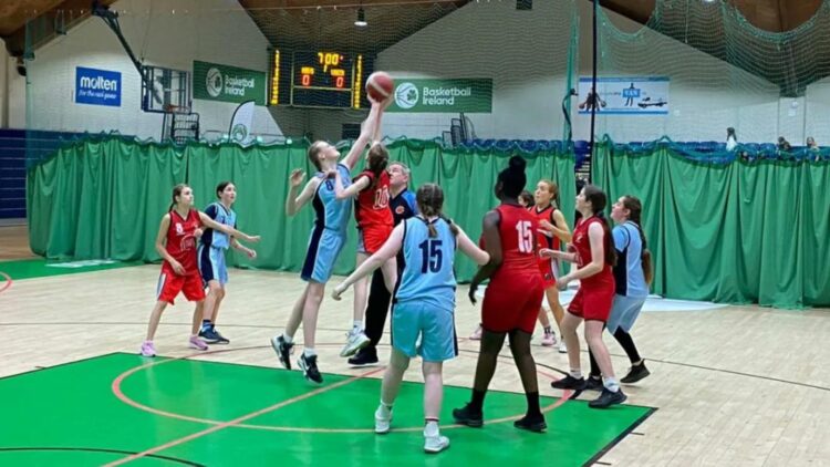 Presentation Kilkenny in minor basketball action.