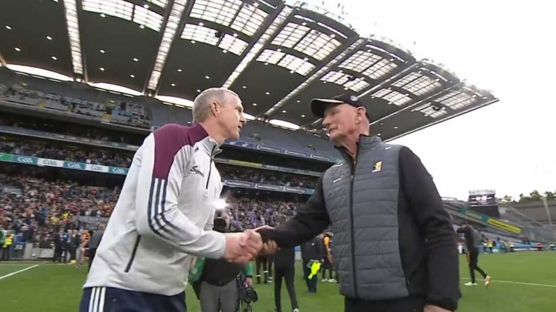 Brian Cody and Henry Shefflin speak after the Leinster Final