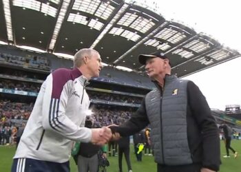 Brian Cody and Henry Shefflin speak after the Leinster Final