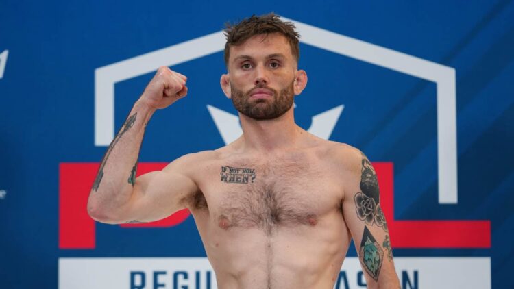 Myles Price at PFL 4 official weigh-ins, June 2022.