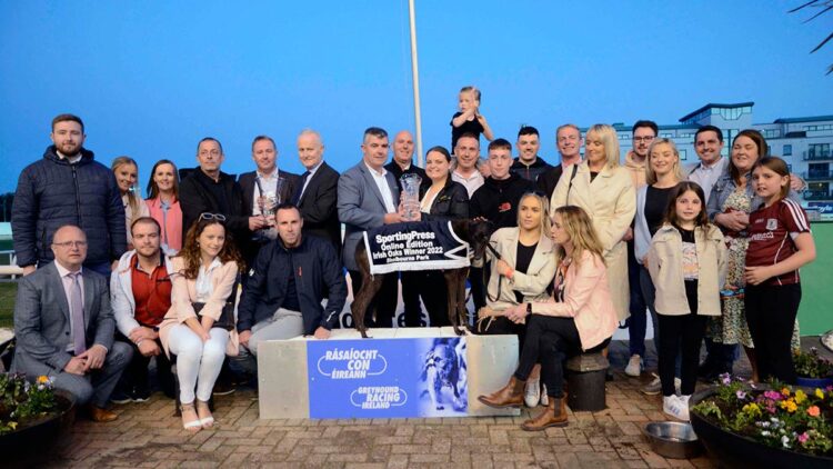 Friends and supports of Raha Mofo at Shelbourne Park