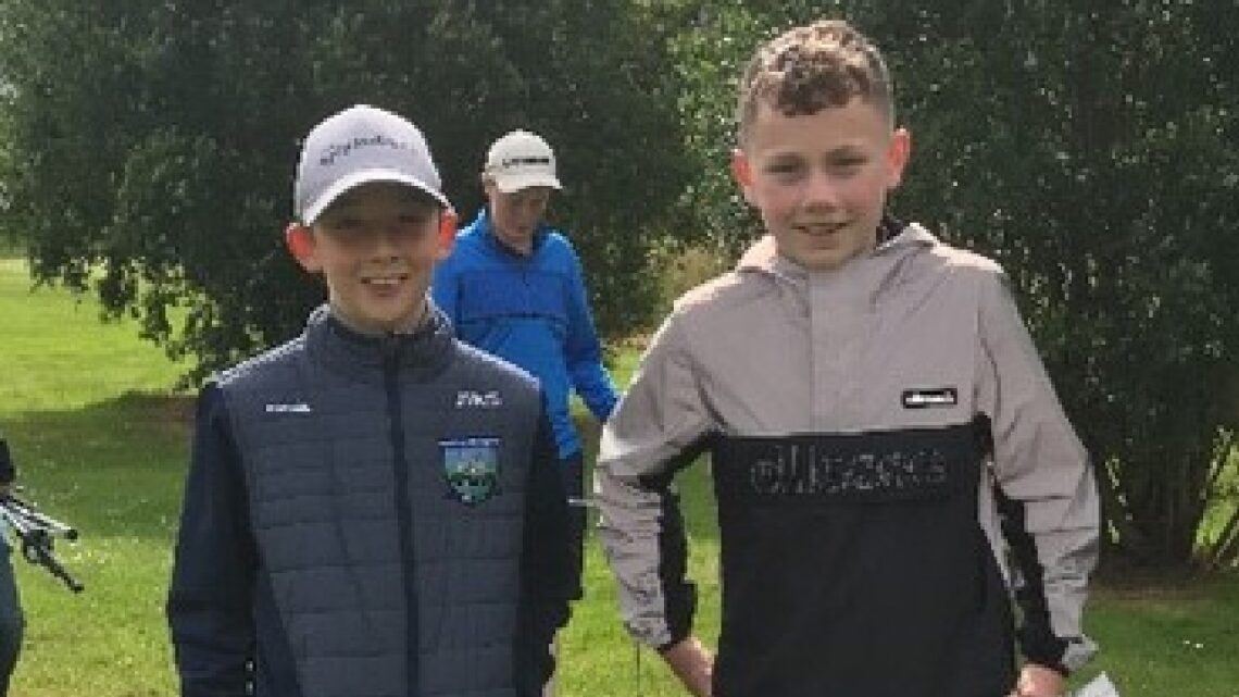 It’s in the hole! Gowran pitch and putt maestros Jack McShane and Michael Holland