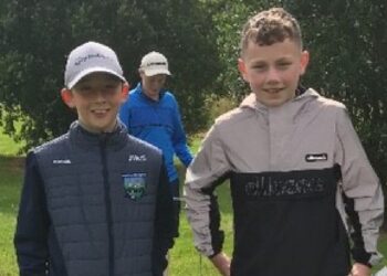 It’s in the hole! Gowran pitch and putt maestros Jack McShane and Michael Holland