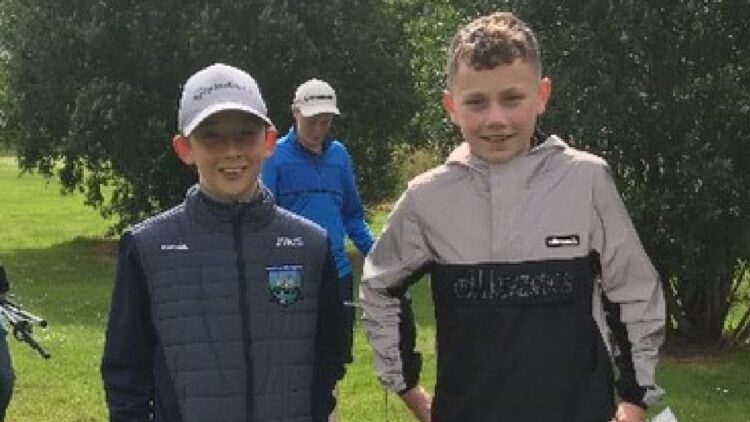 It’s in the hole! Gowran pitch and putt maestros Jack McShane and Michael Holland