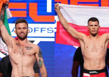 Myles Price & Marcin Held. Photos: Cooper Neill/PFL