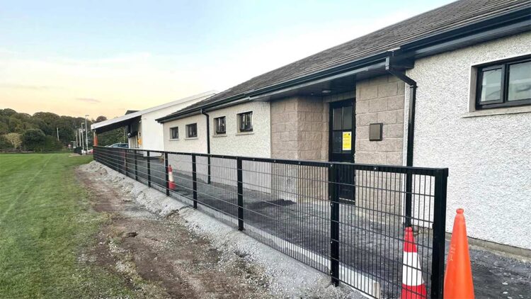 New fencing at Kilkenny RFC's grounds at Foulkstown