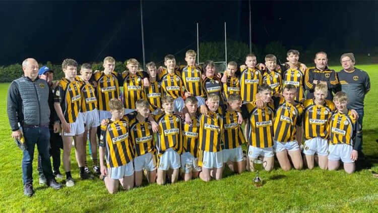 St. Lachtains, Kilkenny Honda Centre minor C hurling champions for 2022. Photo: @NaomhLachtain/Twitter