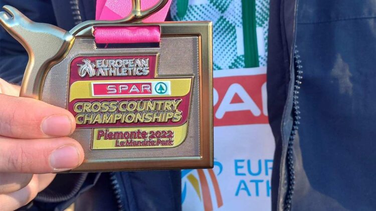 European Cross Country Championships bronze medal. Photo: Kilkenny City Harriers/Facebook
