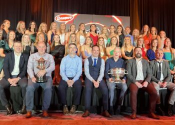 Kilkenny camogie team and management at Hotel Kilkenny 3/12/22. Photo: Ken McGure/KCLR