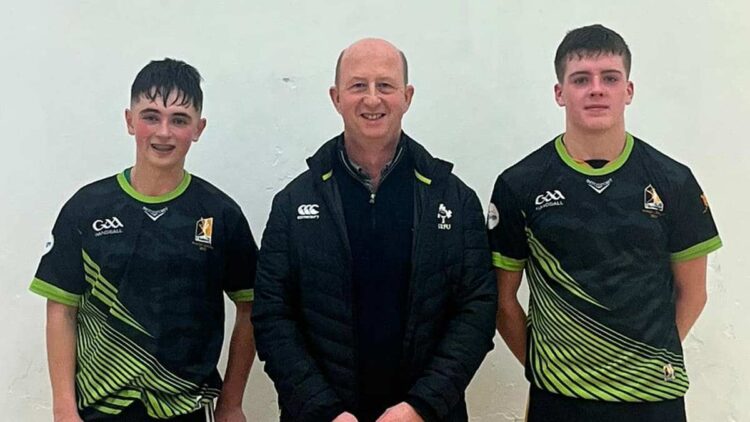 Kilkenny minor handball finalists. Photo: Kilkenny GAA Handball/Facebook