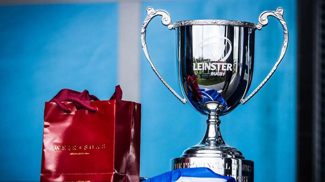 The modern Provincial Towns Cup. Photo: Ken McGuire/KCLR