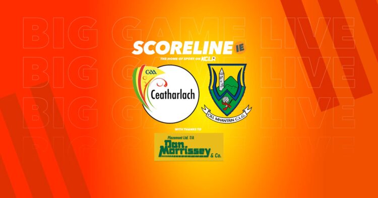 Carlow v Wicklow, live on KCLR and Scoreline.ie