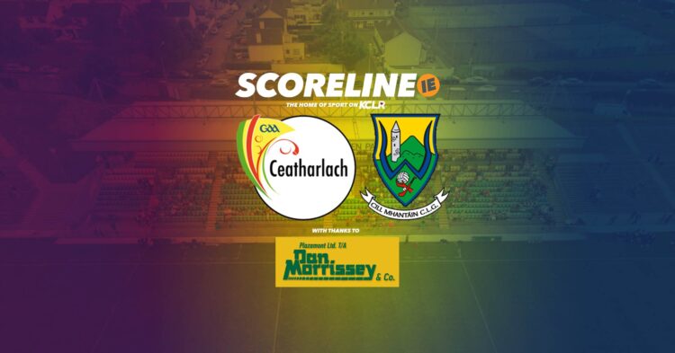Carlow v Wicklow, live on KCLR and Scoreline.ie