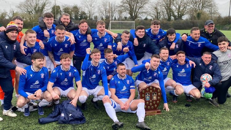 Freebooters 2023 Pat Maher Shield-winning side. Photo: @freebootersafc/Twitter