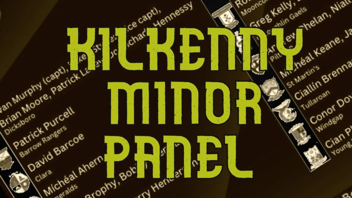 Kilkenny minor panel for 2023 has been announced